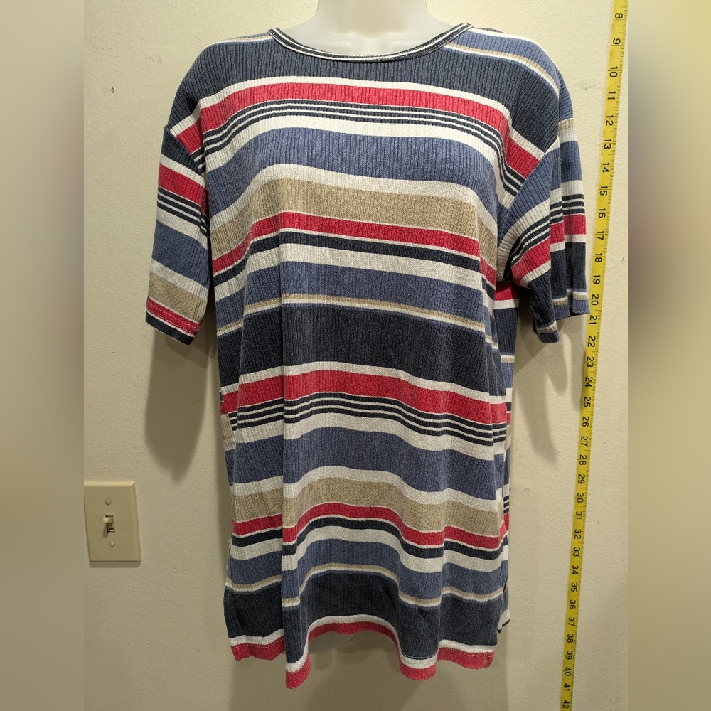 Bobbie Brooks Striped Multicolor WomenShirt Size Medium